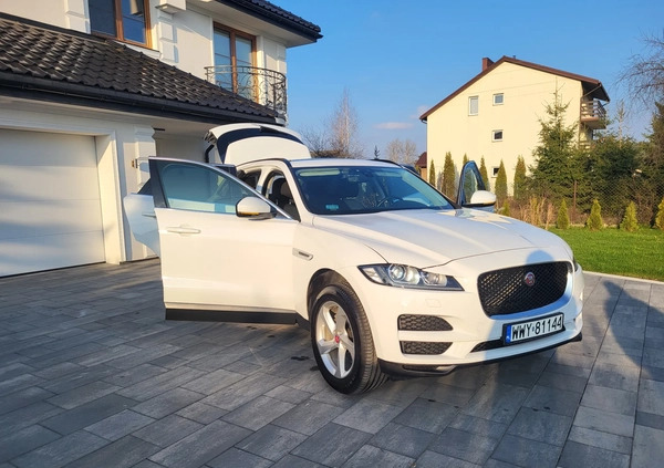 Jaguar F-Pace cena 169500 przebieg: 17500, rok produkcji 2020 z Wyszków małe 742